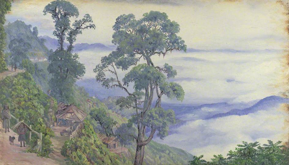 Logo 'Clouds from Darjeeling. Septr. 1878. India'