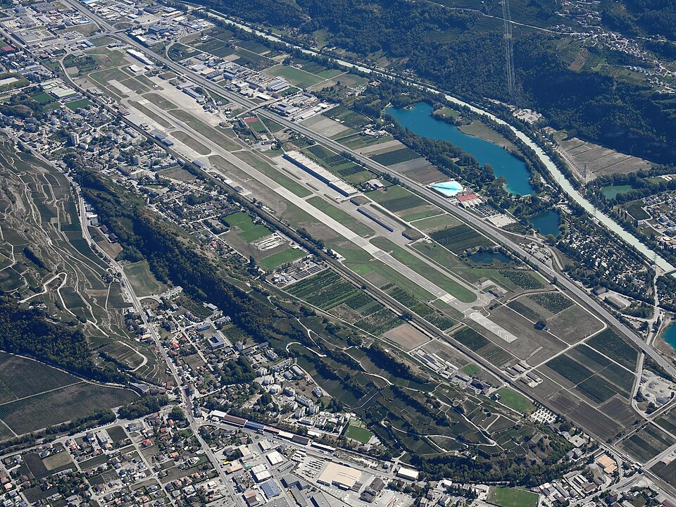Logo aéroport de Sion