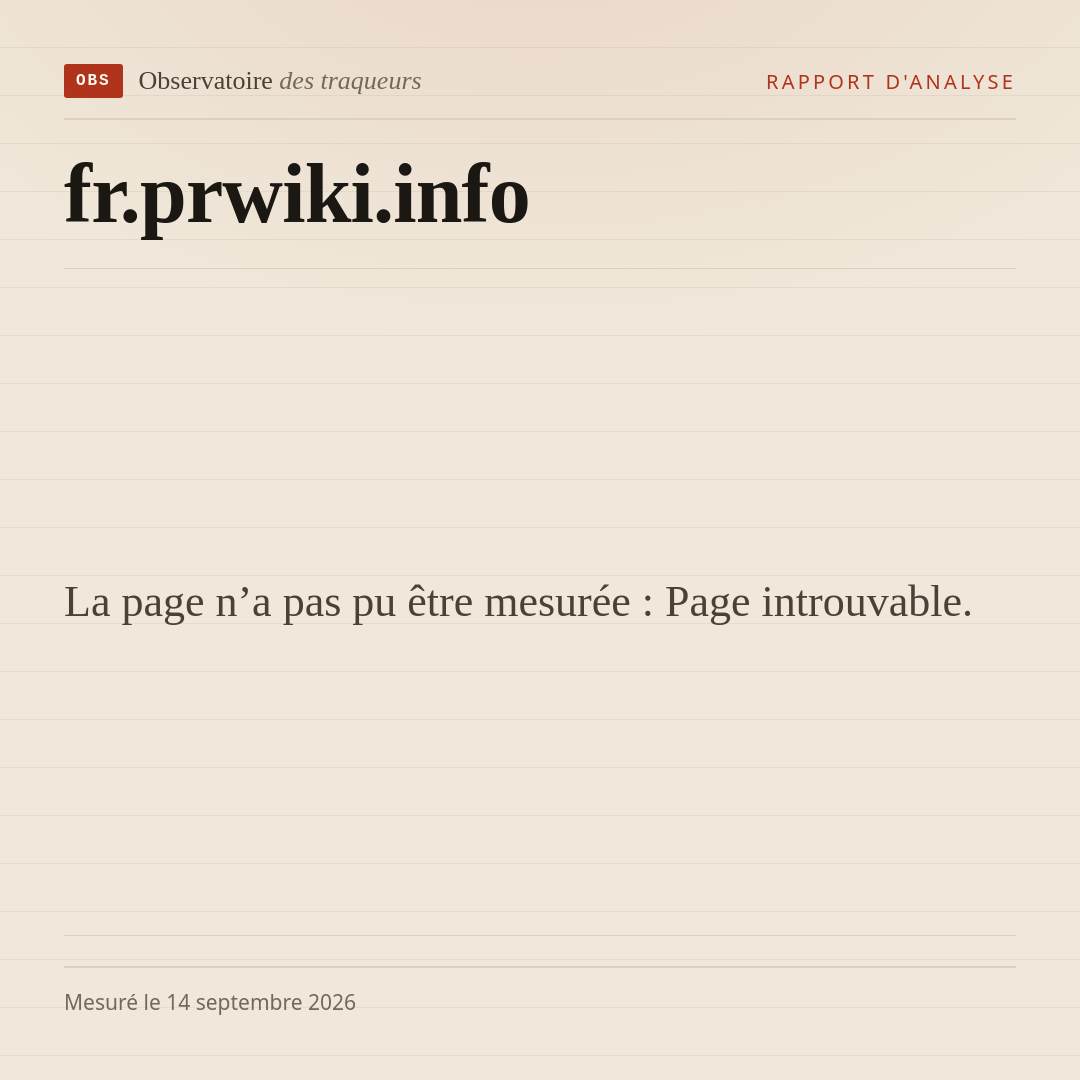 La page n’a pas pu être mesurée : Page introuvable.