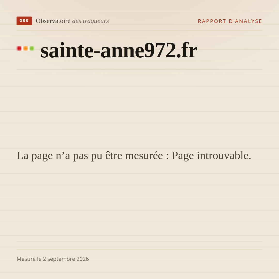 La page n’a pas pu être mesurée : Page introuvable.