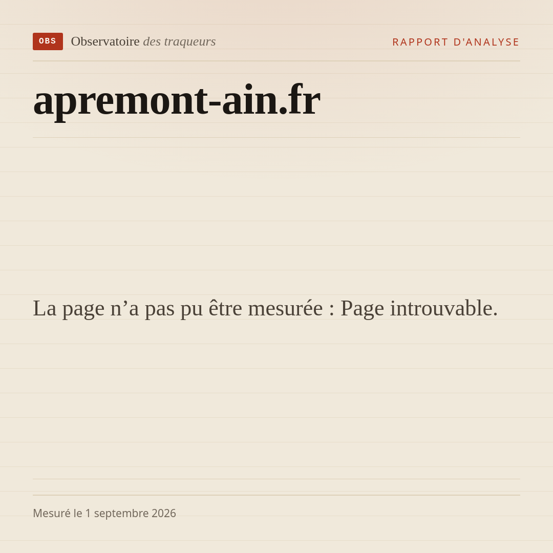 La page n’a pas pu être mesurée : Page introuvable.