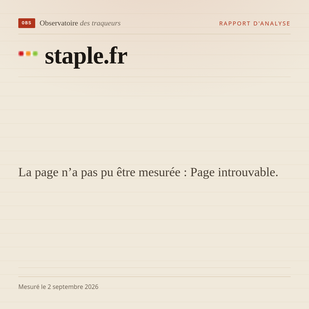 La page n’a pas pu être mesurée : Page introuvable.