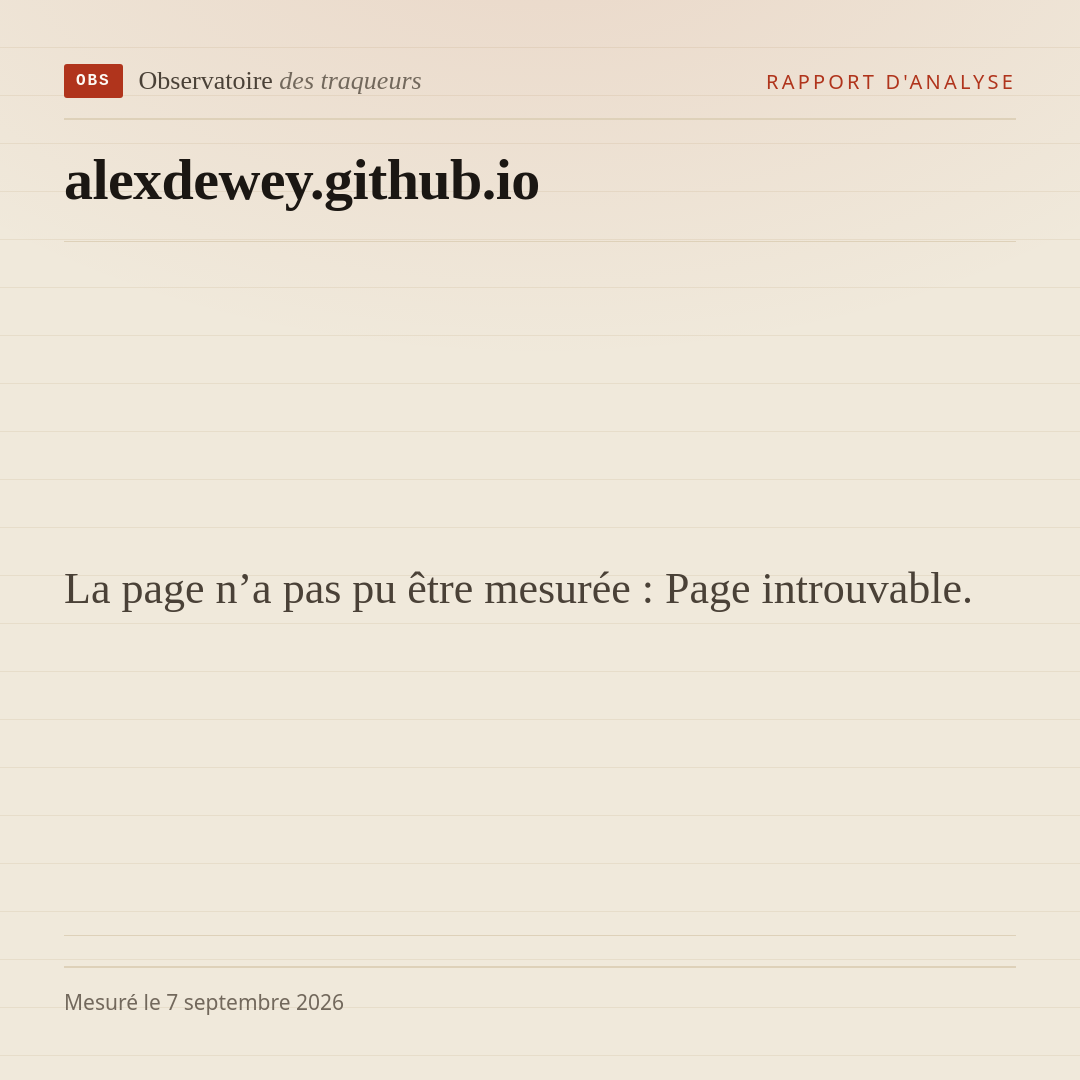La page n’a pas pu être mesurée : Page introuvable.
