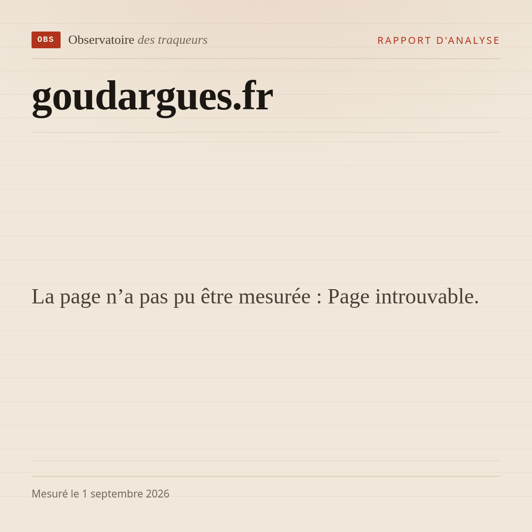 La page n’a pas pu être mesurée : Page introuvable.