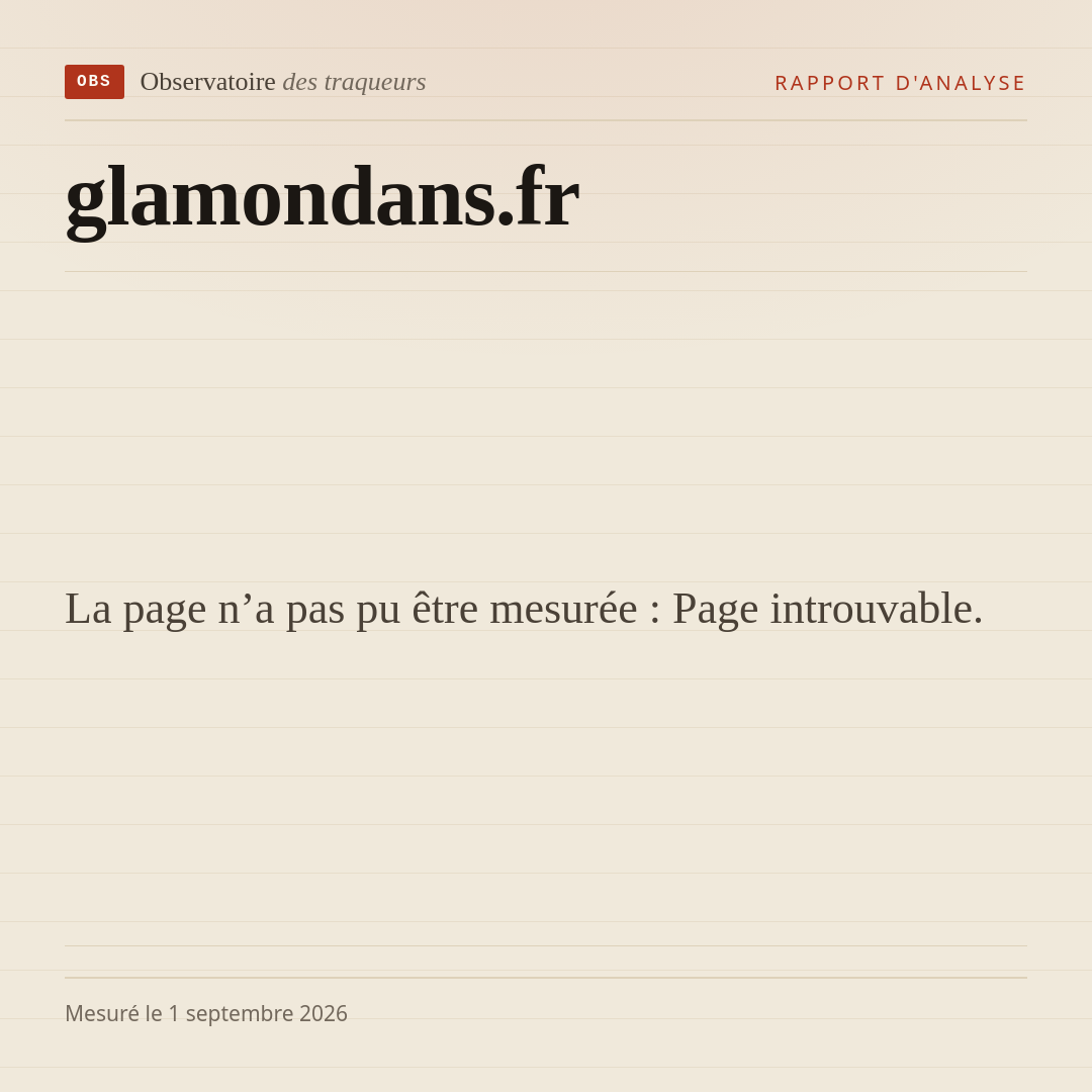 La page n’a pas pu être mesurée : Page introuvable.