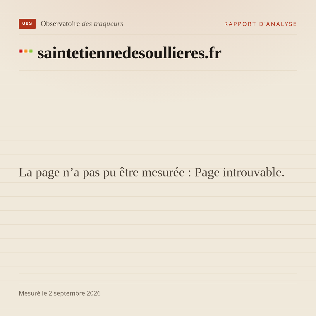 La page n’a pas pu être mesurée : Page introuvable.