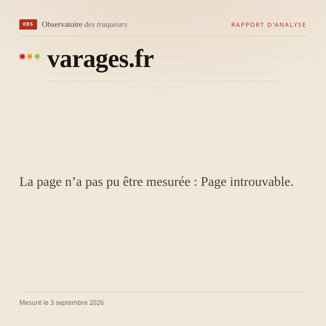 La page n’a pas pu être mesurée : Page introuvable.