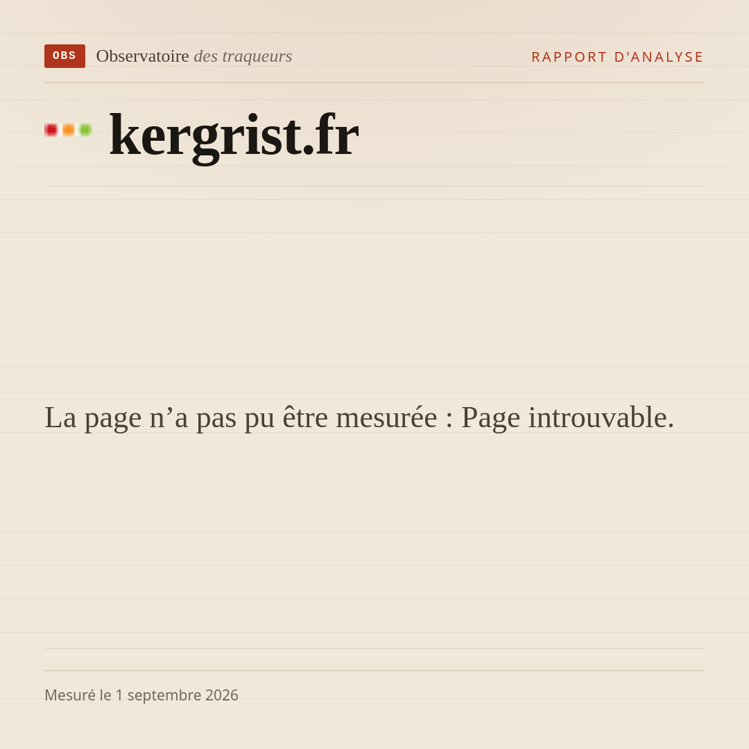 La page n’a pas pu être mesurée : Page introuvable.
