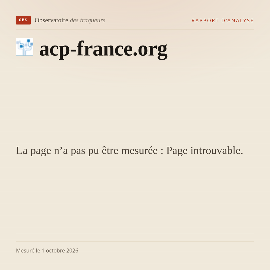 La page n’a pas pu être mesurée : Page introuvable.