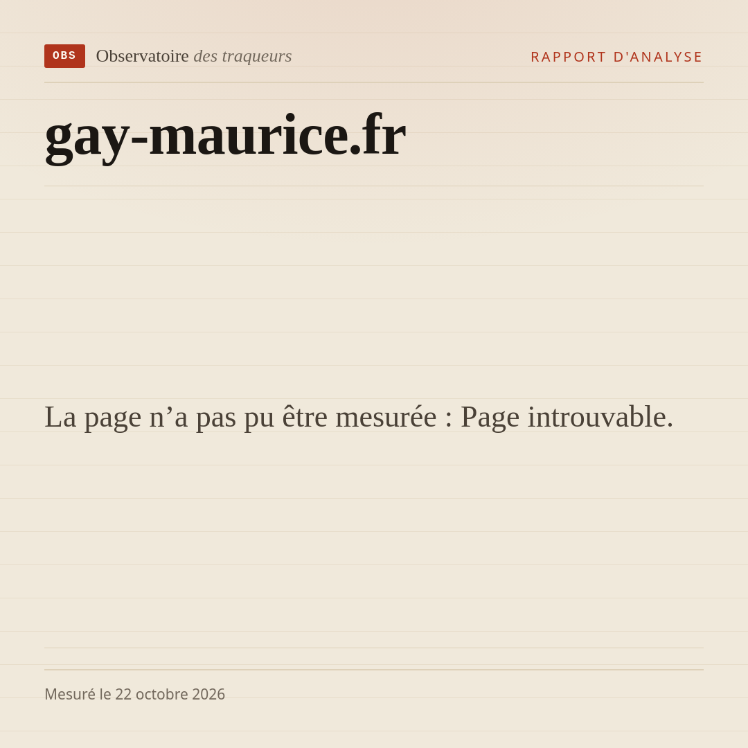 La page n’a pas pu être mesurée : Page introuvable.