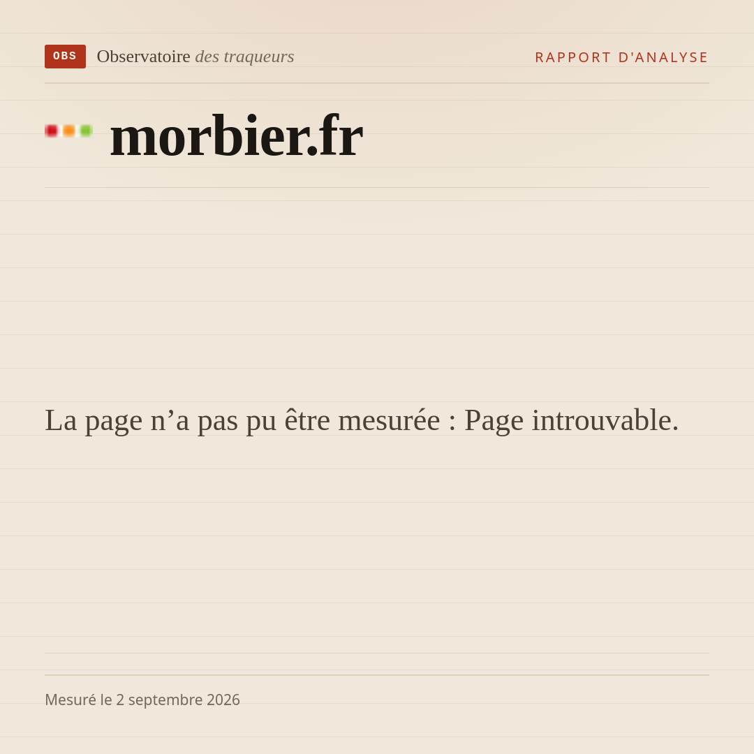 La page n’a pas pu être mesurée : Page introuvable.