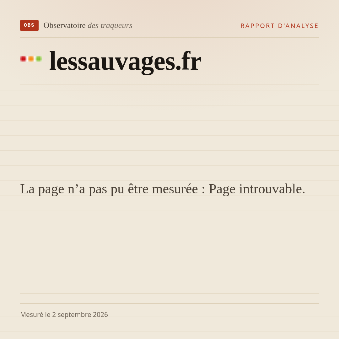 La page n’a pas pu être mesurée : Page introuvable.
