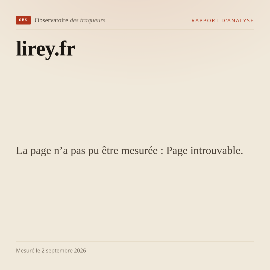La page n’a pas pu être mesurée : Page introuvable.
