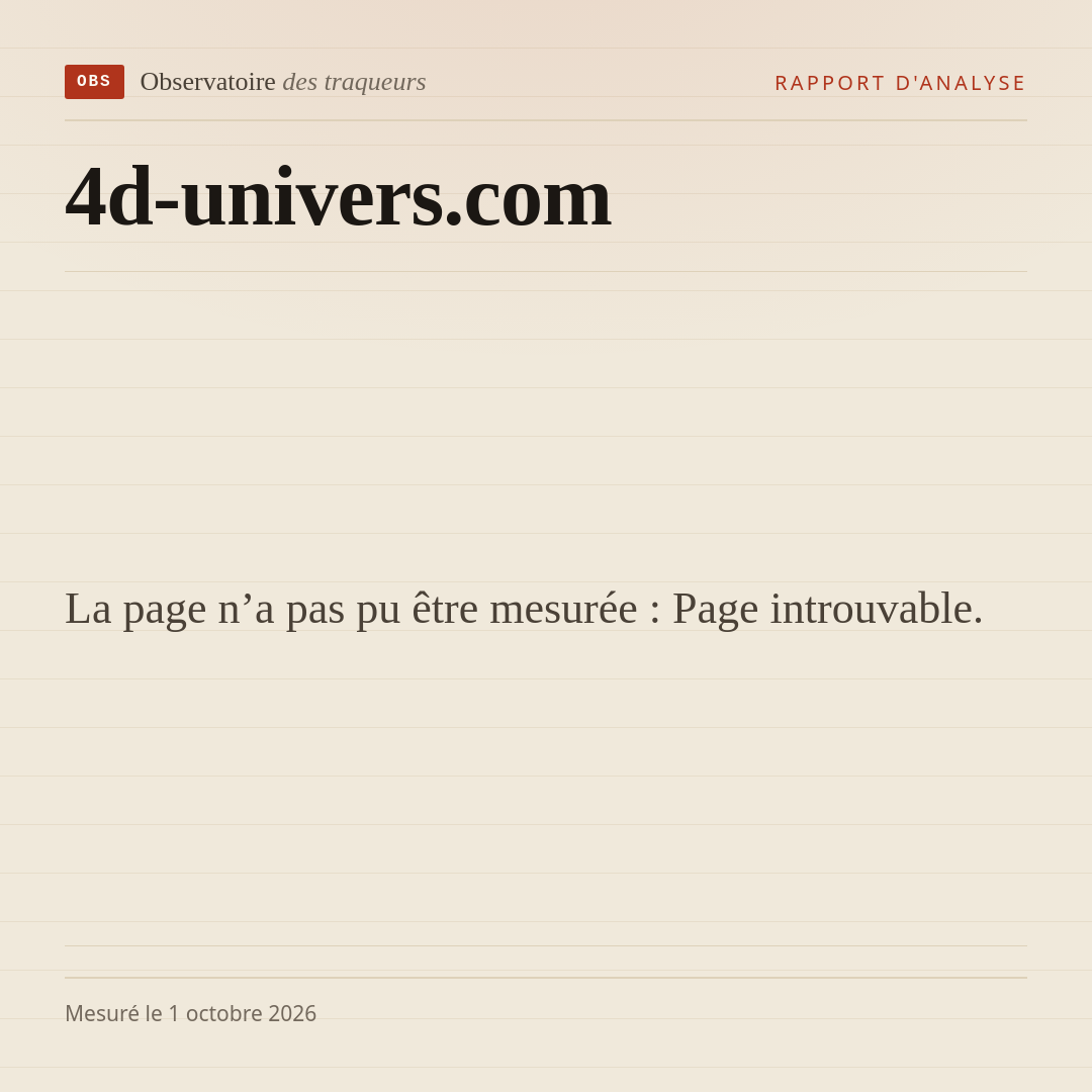 La page n’a pas pu être mesurée : Page introuvable.