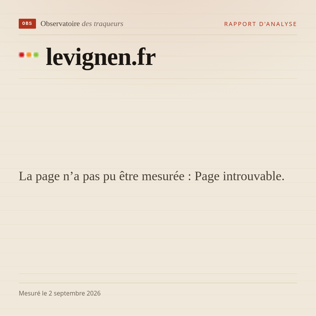 La page n’a pas pu être mesurée : Page introuvable.