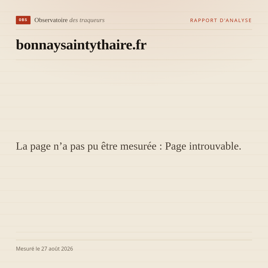 La page n’a pas pu être mesurée : Page introuvable.