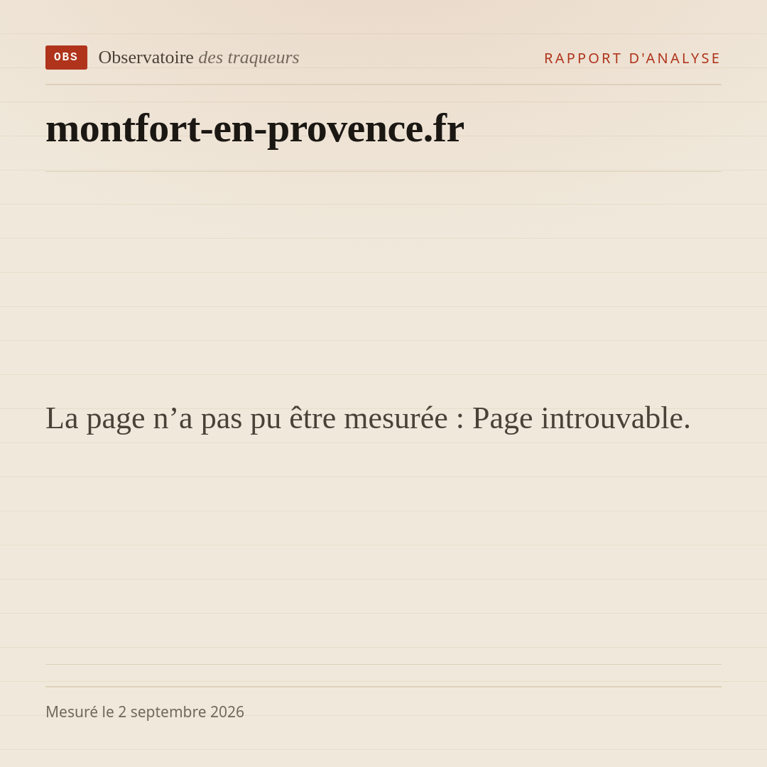 La page n’a pas pu être mesurée : Page introuvable.