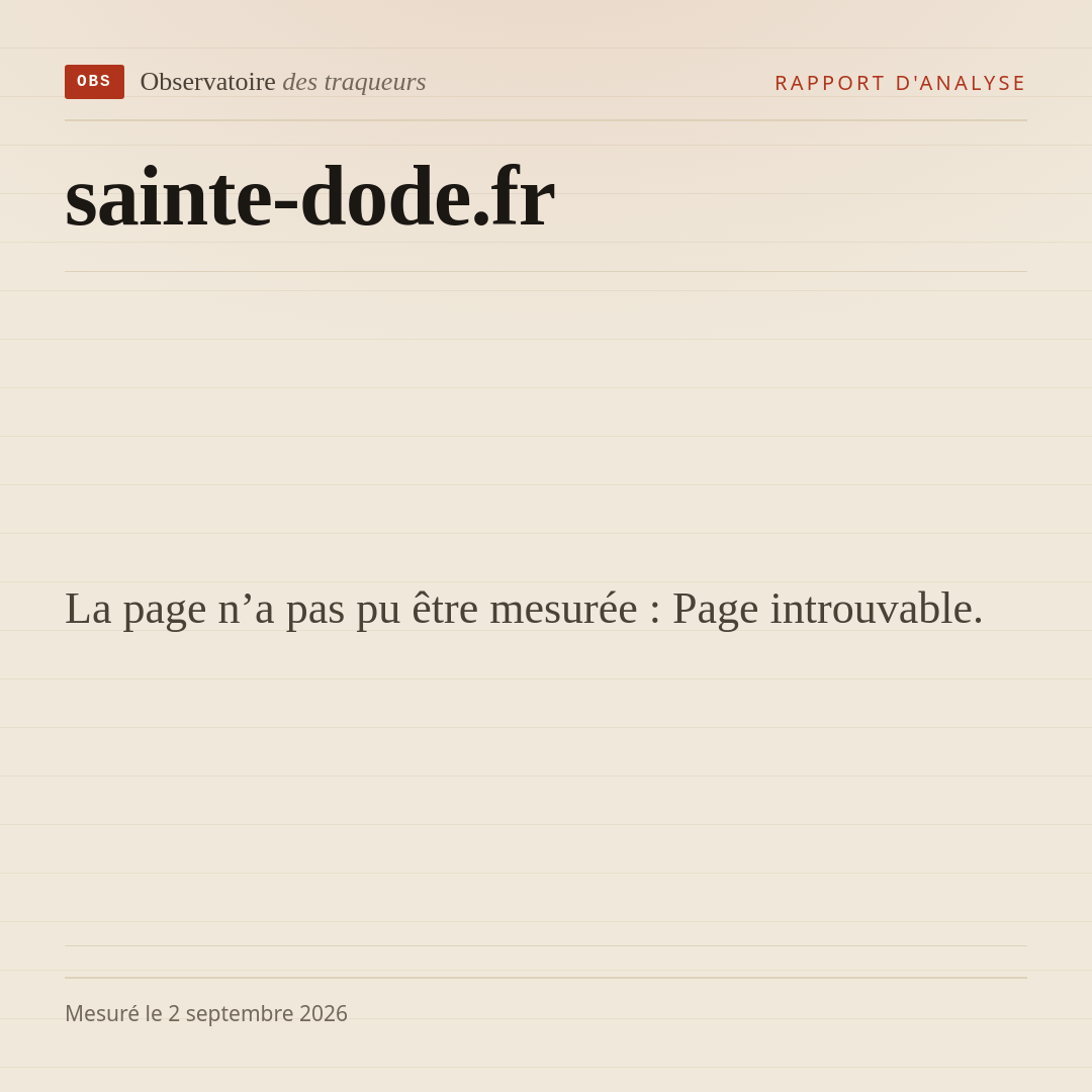 La page n’a pas pu être mesurée : Page introuvable.