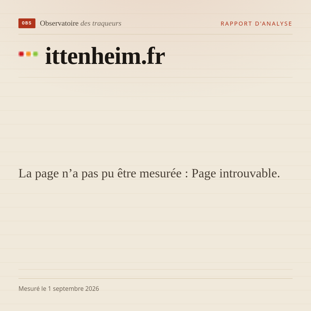 La page n’a pas pu être mesurée : Page introuvable.