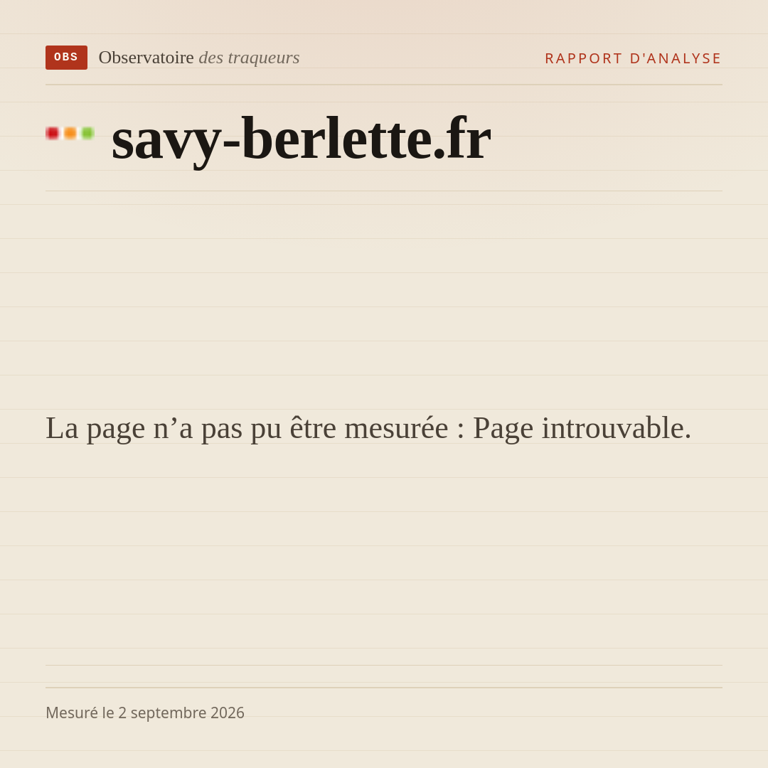 La page n’a pas pu être mesurée : Page introuvable.