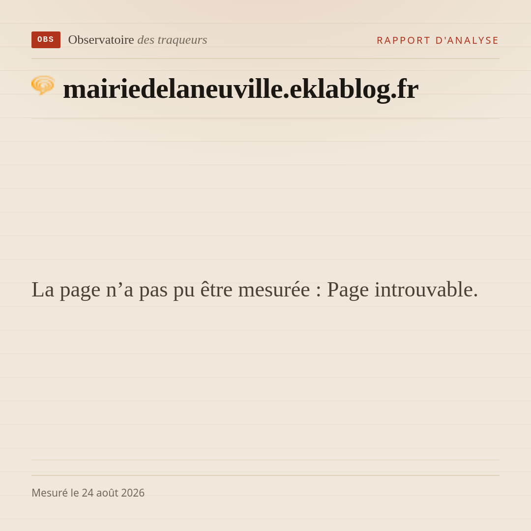 La page n’a pas pu être mesurée : Page introuvable.