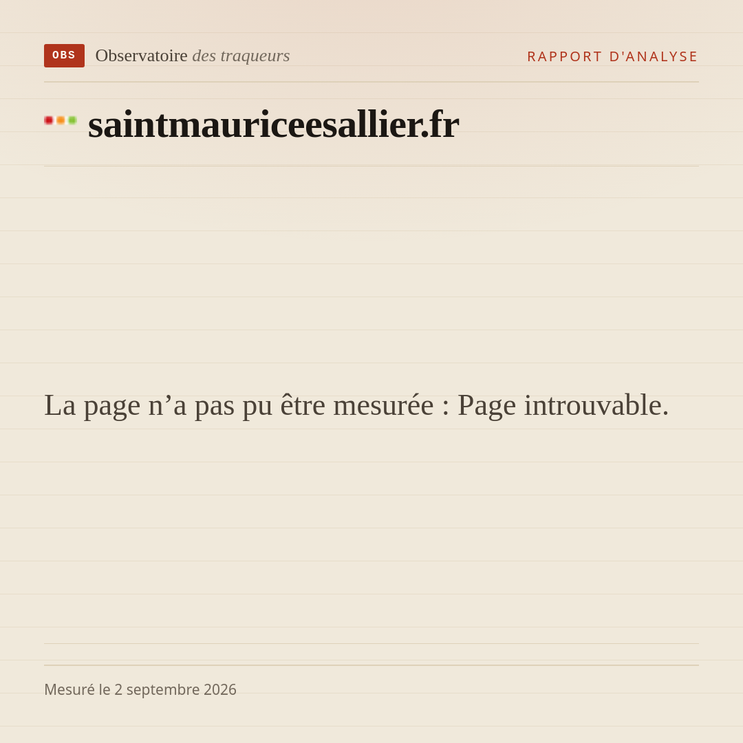 La page n’a pas pu être mesurée : Page introuvable.