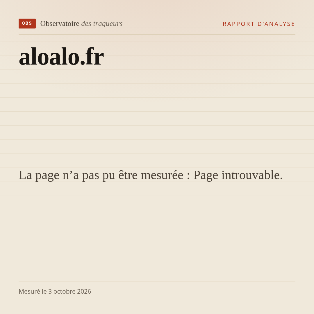 La page n’a pas pu être mesurée : Page introuvable.