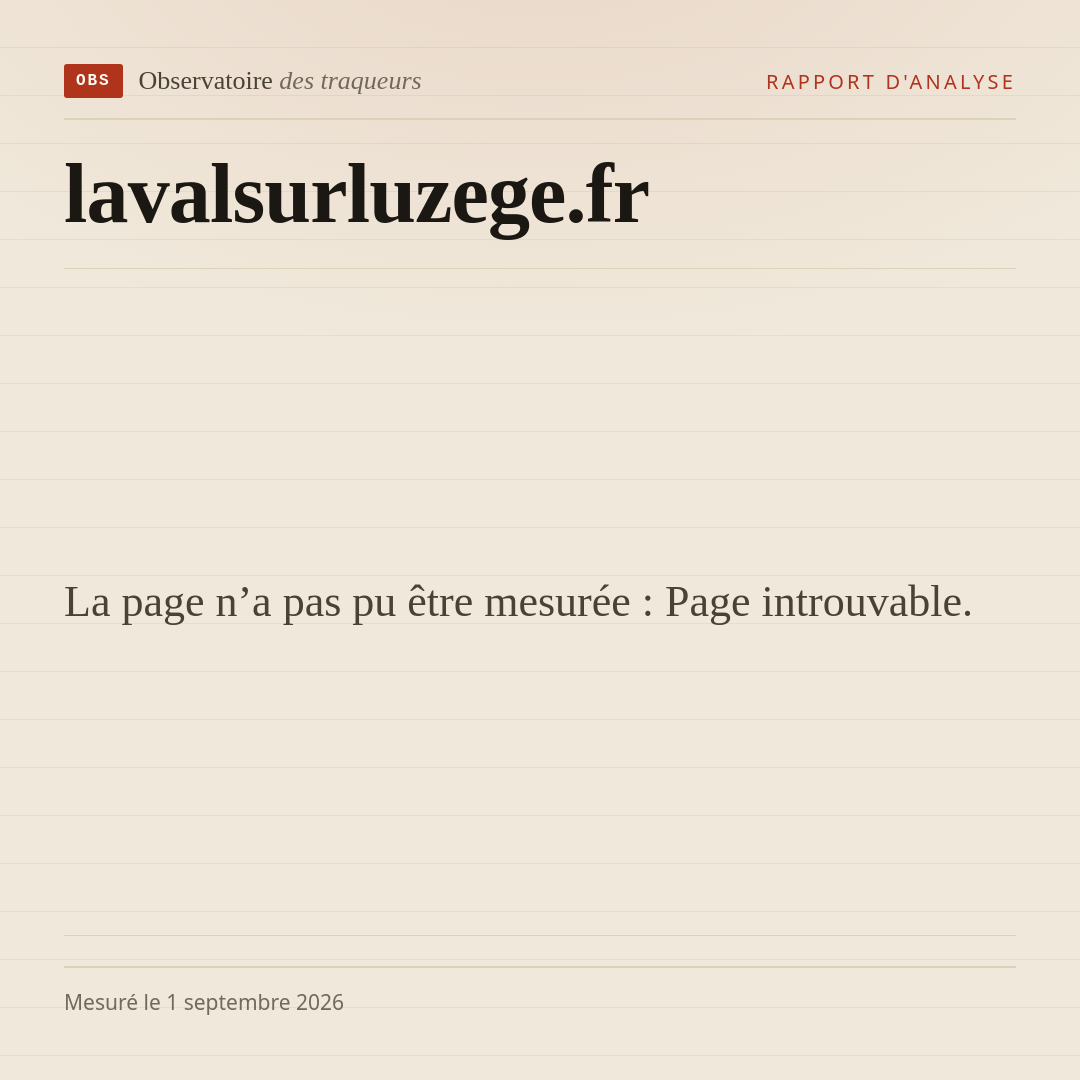 La page n’a pas pu être mesurée : Page introuvable.