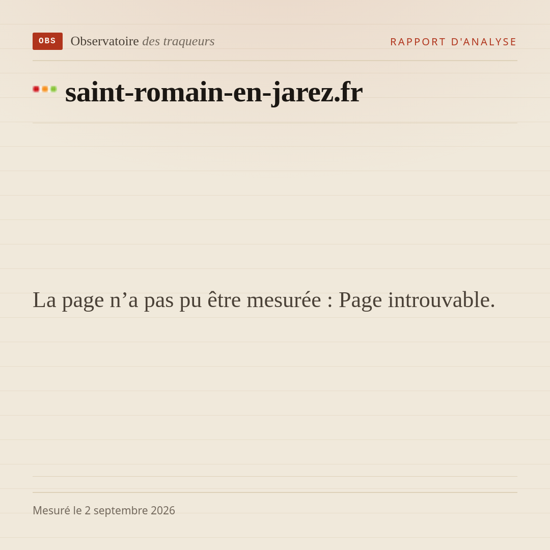 La page n’a pas pu être mesurée : Page introuvable.