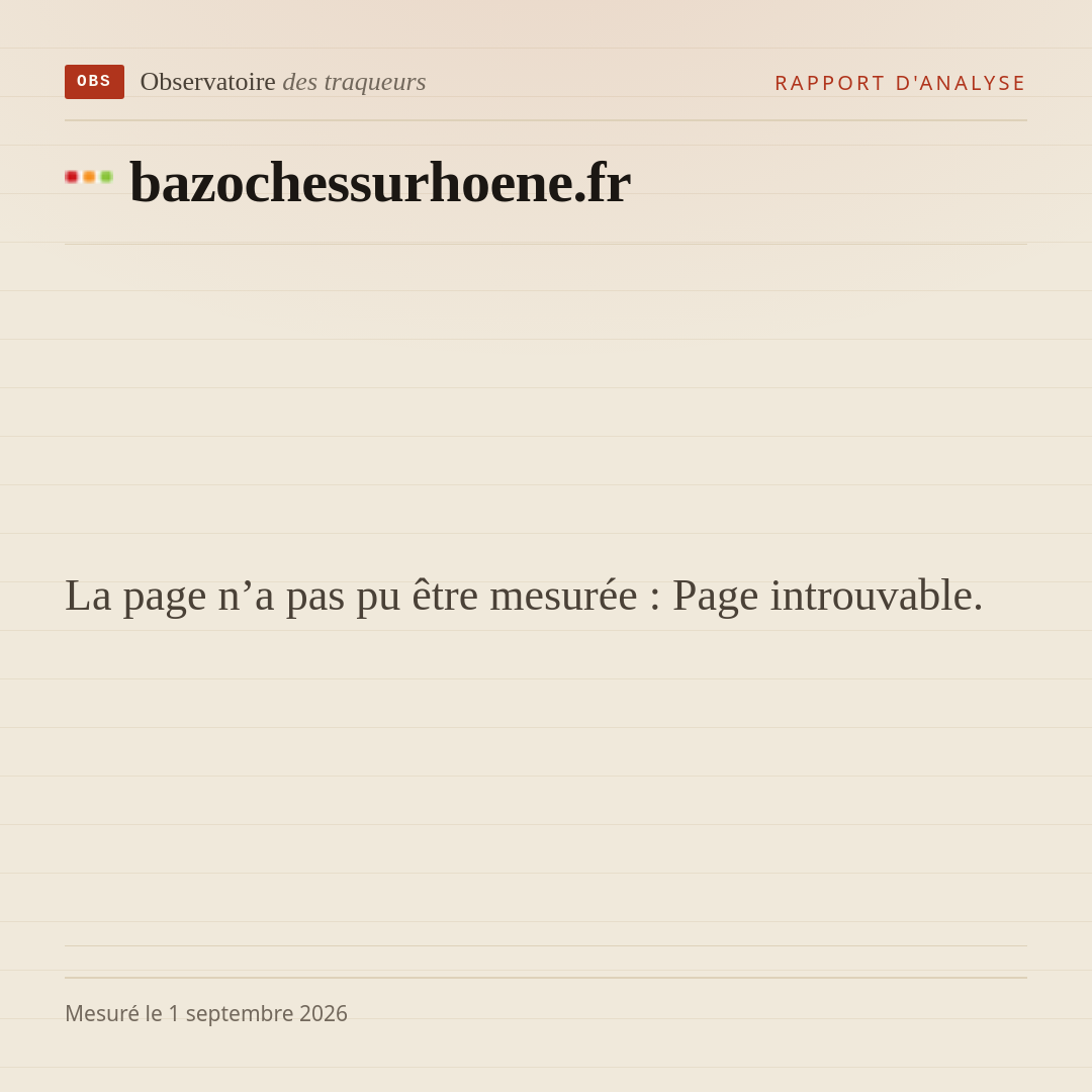 La page n’a pas pu être mesurée : Page introuvable.