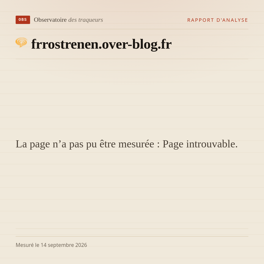 La page n’a pas pu être mesurée : Page introuvable.