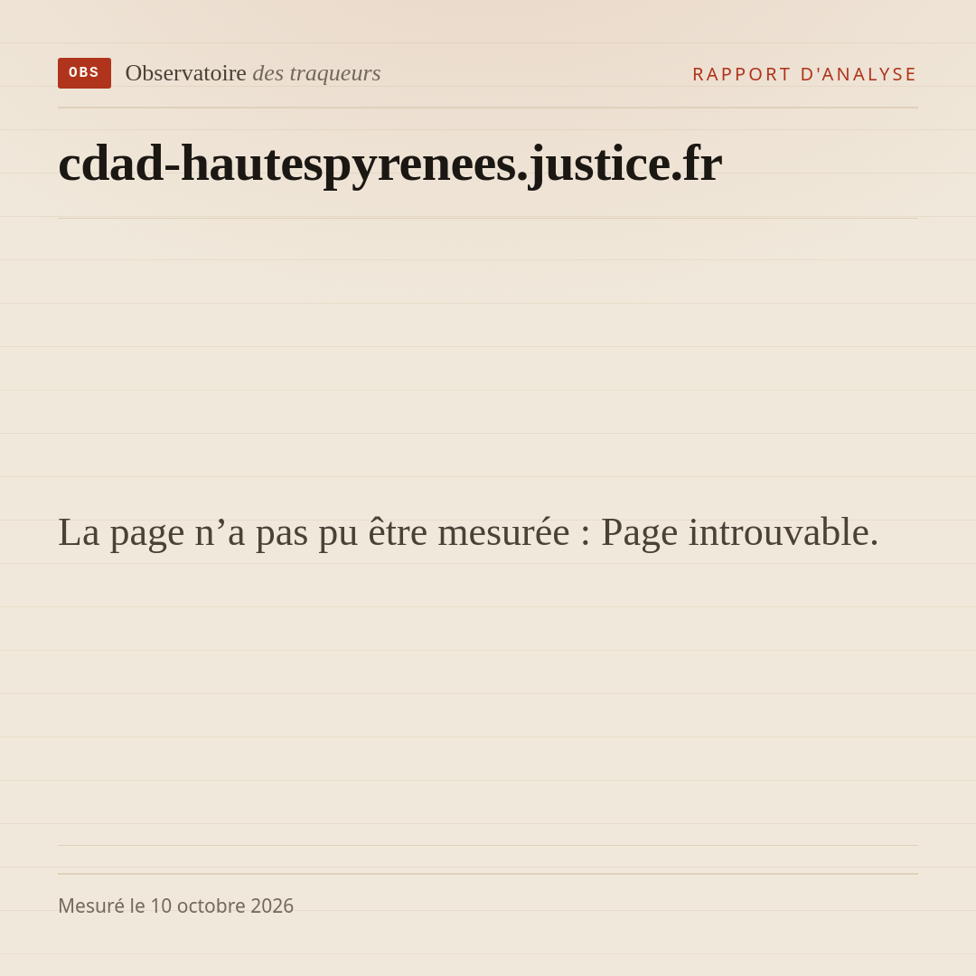 La page n’a pas pu être mesurée : Page introuvable.