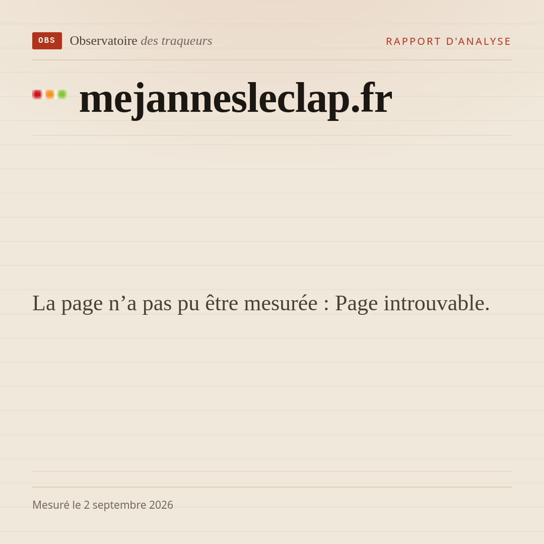 La page n’a pas pu être mesurée : Page introuvable.