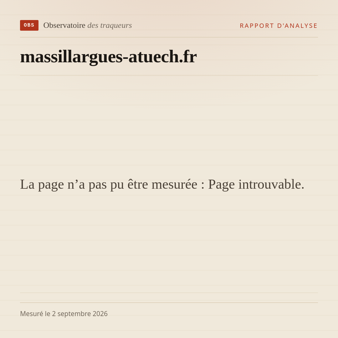 La page n’a pas pu être mesurée : Page introuvable.