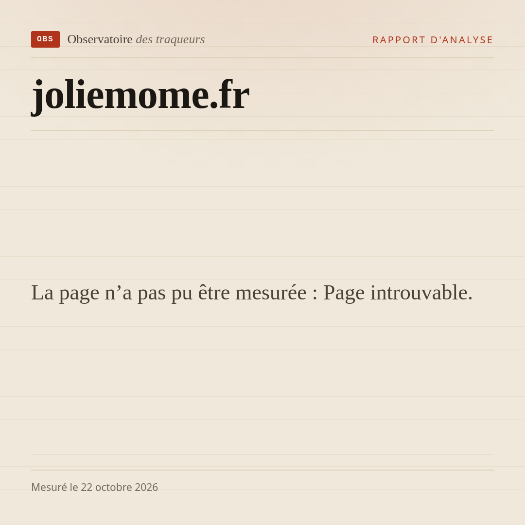 La page n’a pas pu être mesurée : Page introuvable.