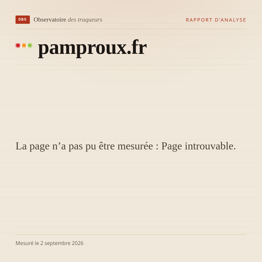 La page n’a pas pu être mesurée : Page introuvable.