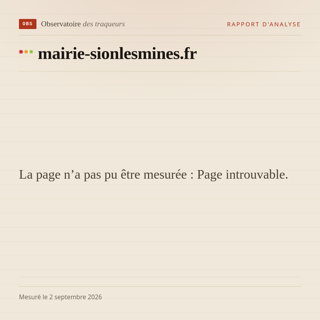 La page n’a pas pu être mesurée : Page introuvable.