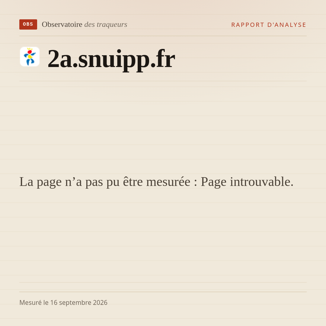 La page n’a pas pu être mesurée : Page introuvable.