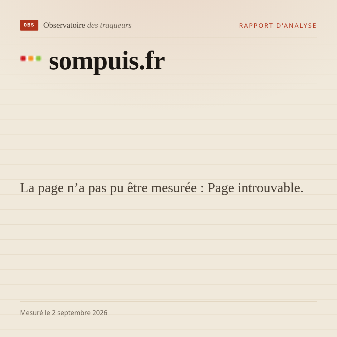 La page n’a pas pu être mesurée : Page introuvable.