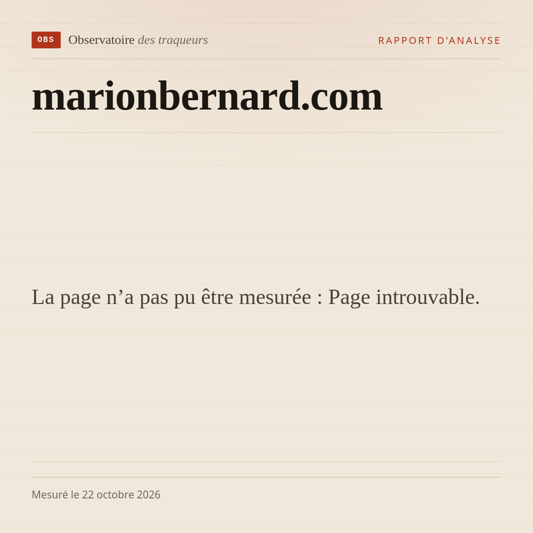 La page n’a pas pu être mesurée : Page introuvable.