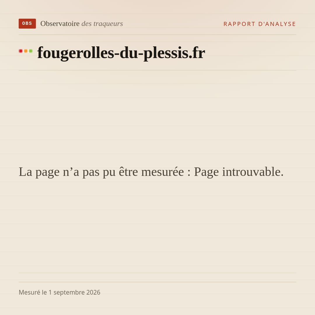 La page n’a pas pu être mesurée : Page introuvable.