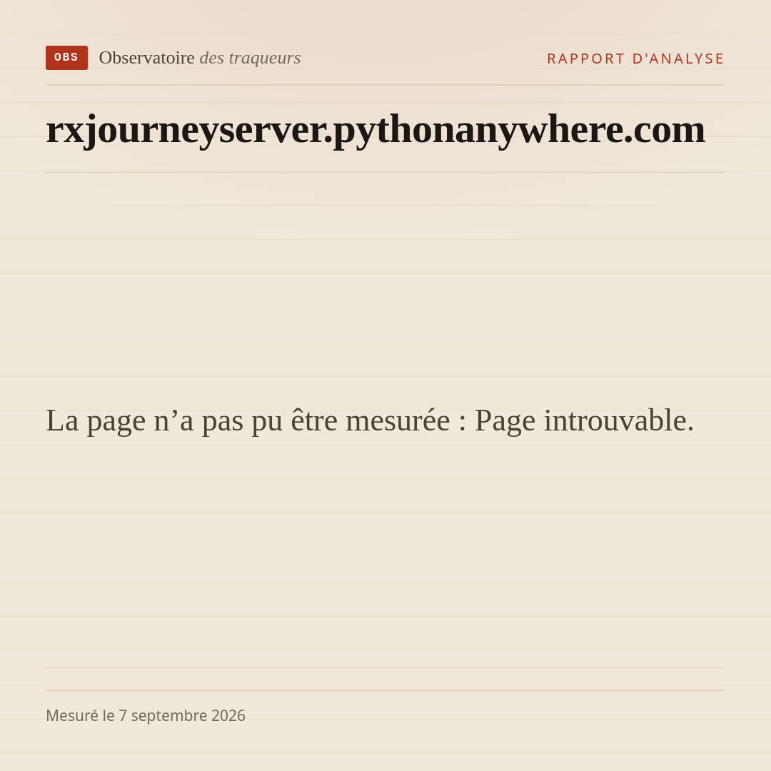 La page n’a pas pu être mesurée : Page introuvable.