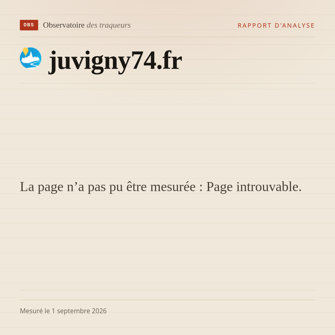 La page n’a pas pu être mesurée : Page introuvable.