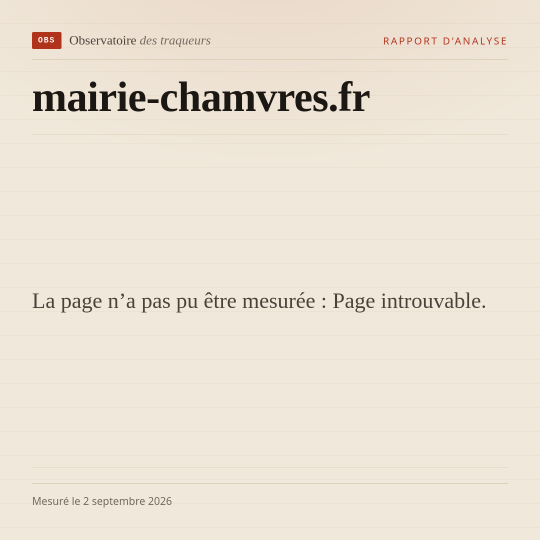 La page n’a pas pu être mesurée : Page introuvable.
