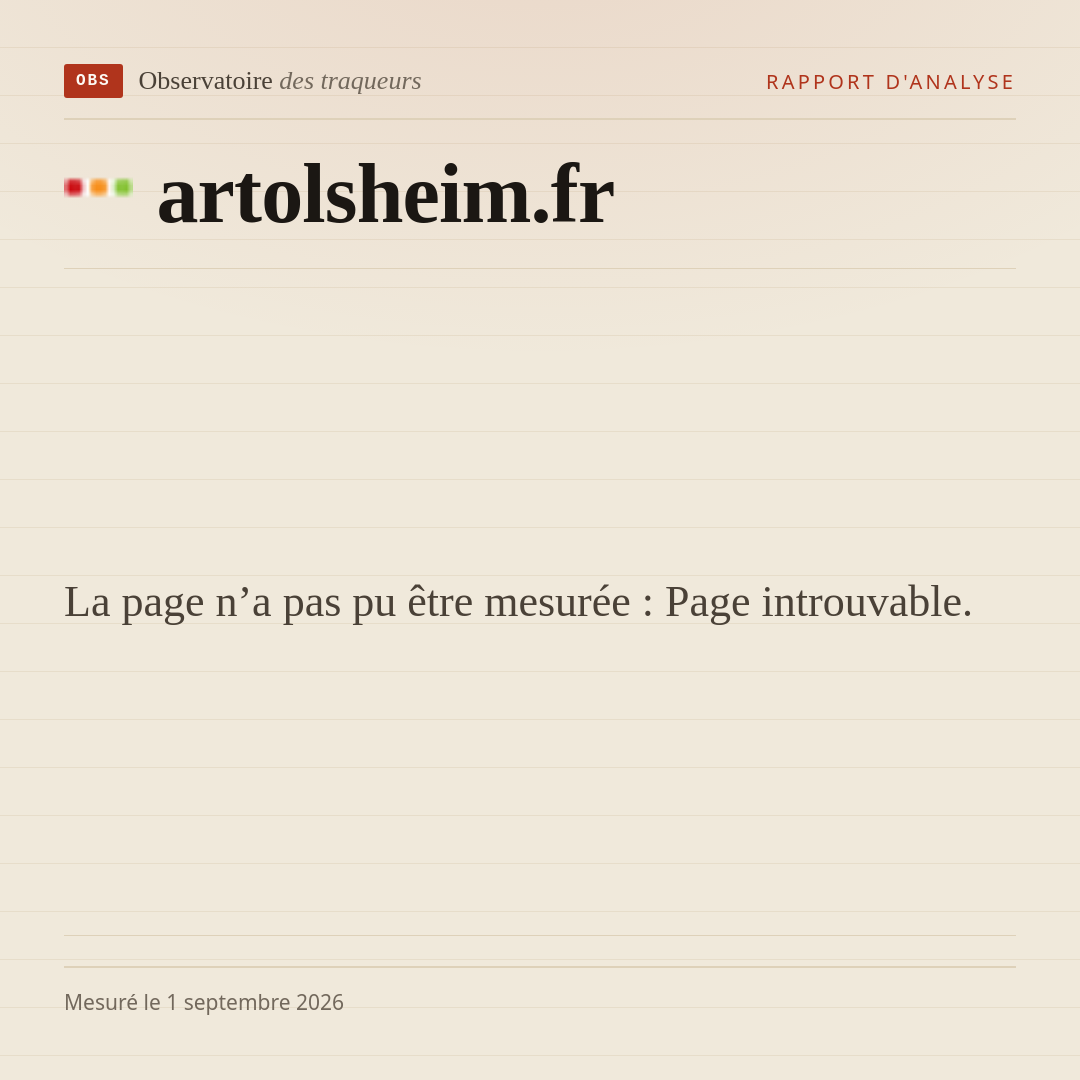 La page n’a pas pu être mesurée : Page introuvable.