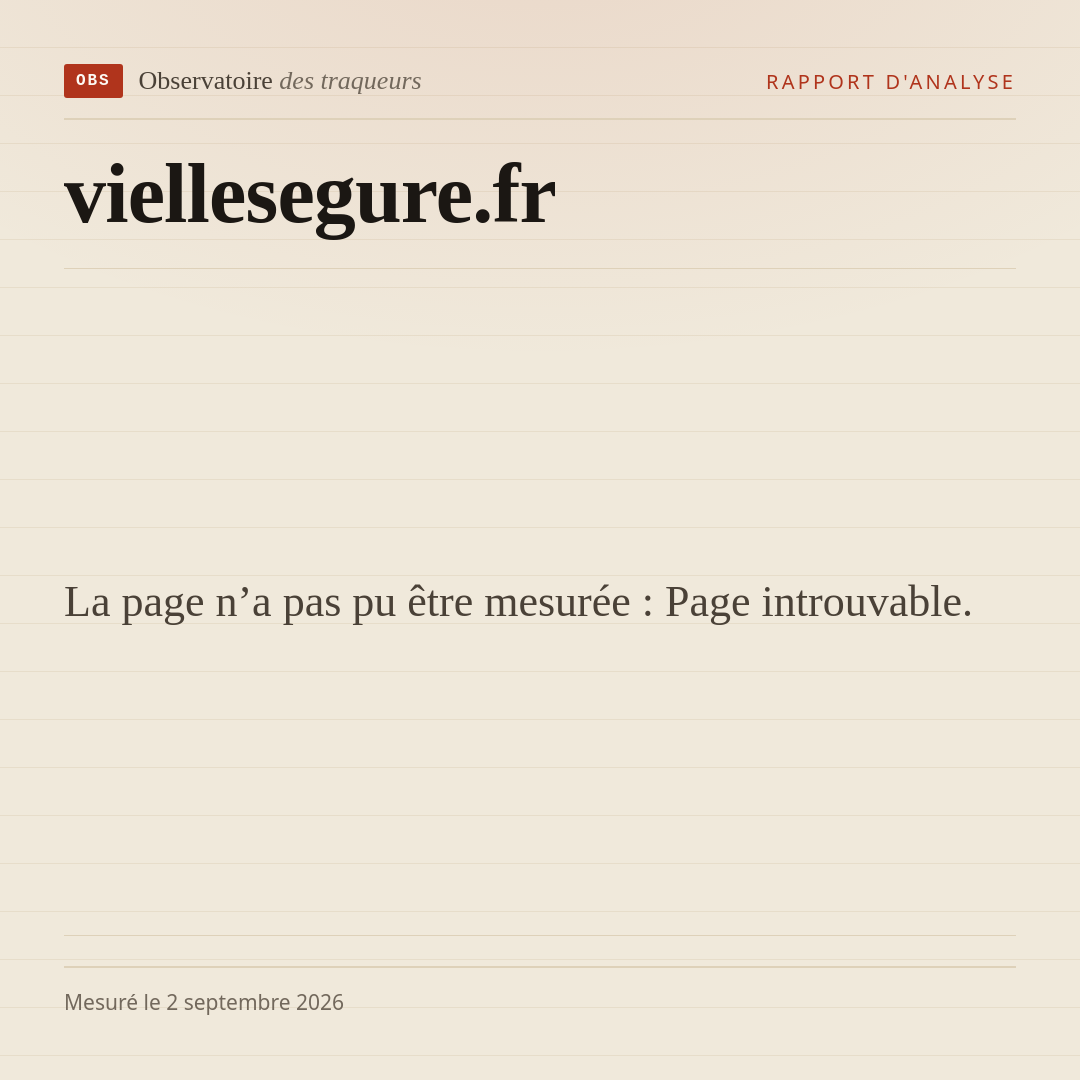 La page n’a pas pu être mesurée : Page introuvable.