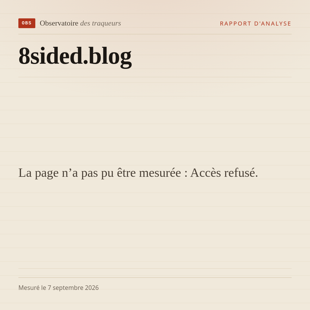 La page n’a pas pu être mesurée : Accès refusé.