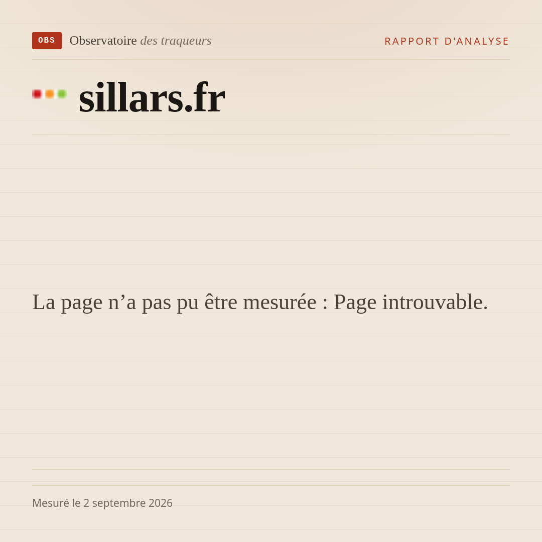 La page n’a pas pu être mesurée : Page introuvable.