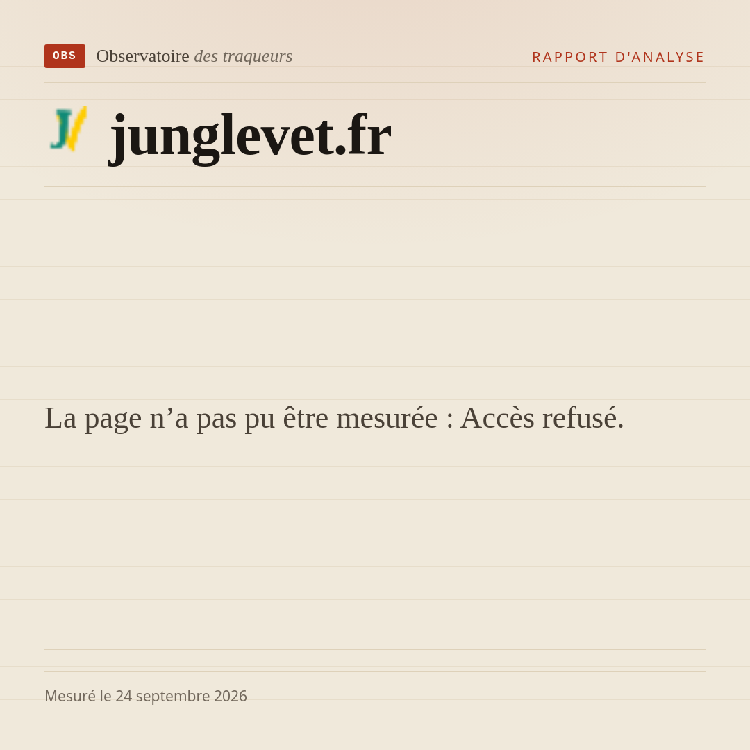 La page n’a pas pu être mesurée : Accès refusé.