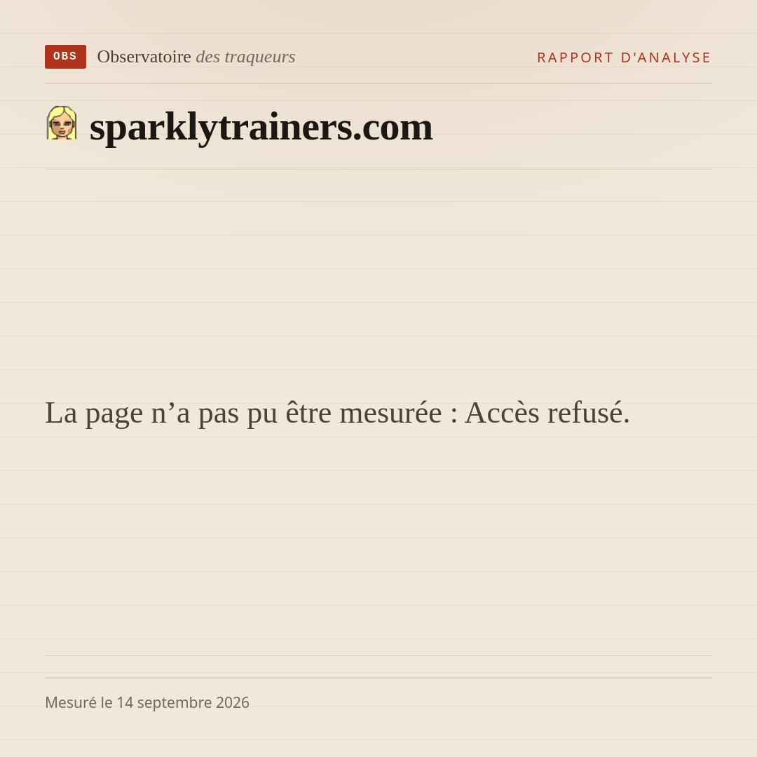 La page n’a pas pu être mesurée : Accès refusé.